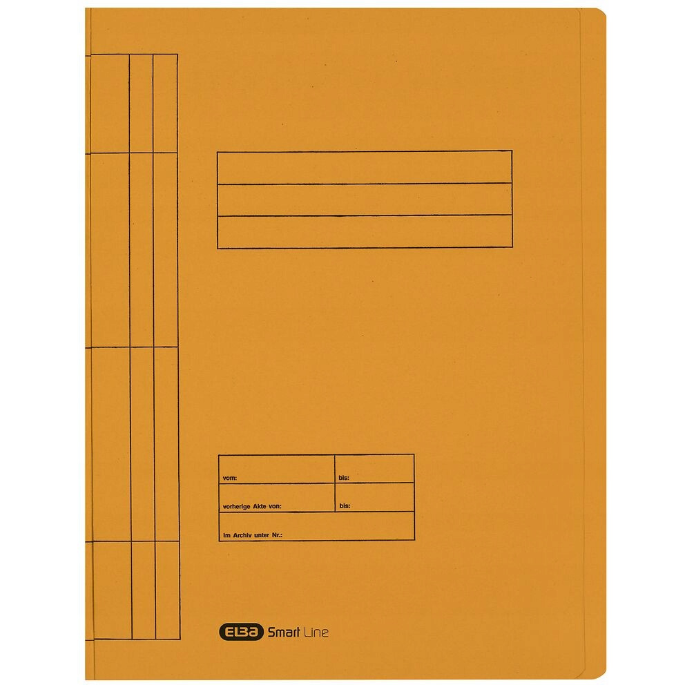 Skoroszyt kartonowy ELBA żółty 100090778