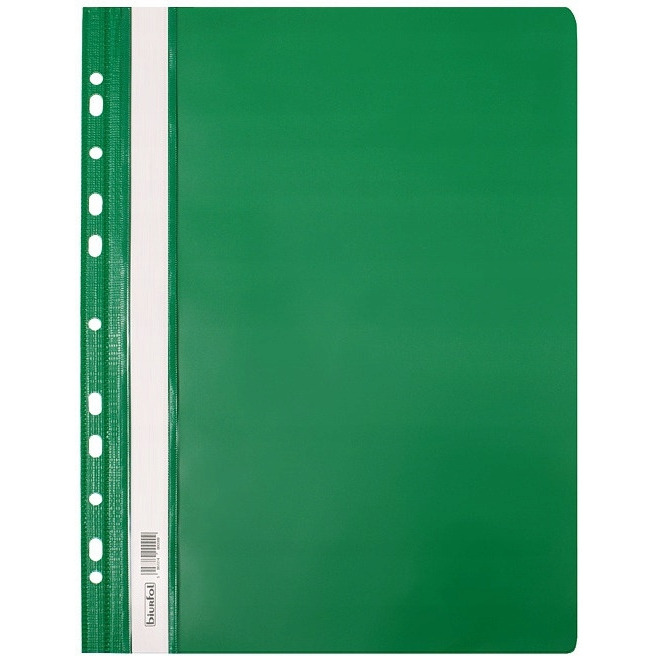 Skoroszyt twardy zawieszany A4 SH-01 zielony (10sztuk) BIURFOL