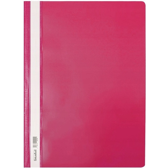 Skoroszyt A4 twardy BIURFOL różowy (10szt) SH-00-10