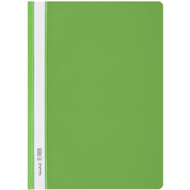 Skoroszyt A4 twardy BIURFOL jasnozielony (10szt) SH-00-12