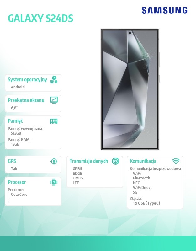 Urządzenie mobilne do pracy clean-up SM-S928BZKHEEE