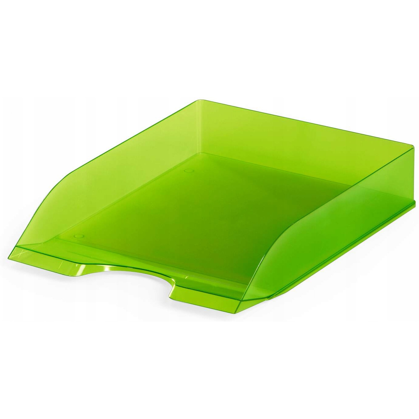 Półka na dokumenty DURABLE BASIC A4 jasnozielona przezroczysta 1701673017