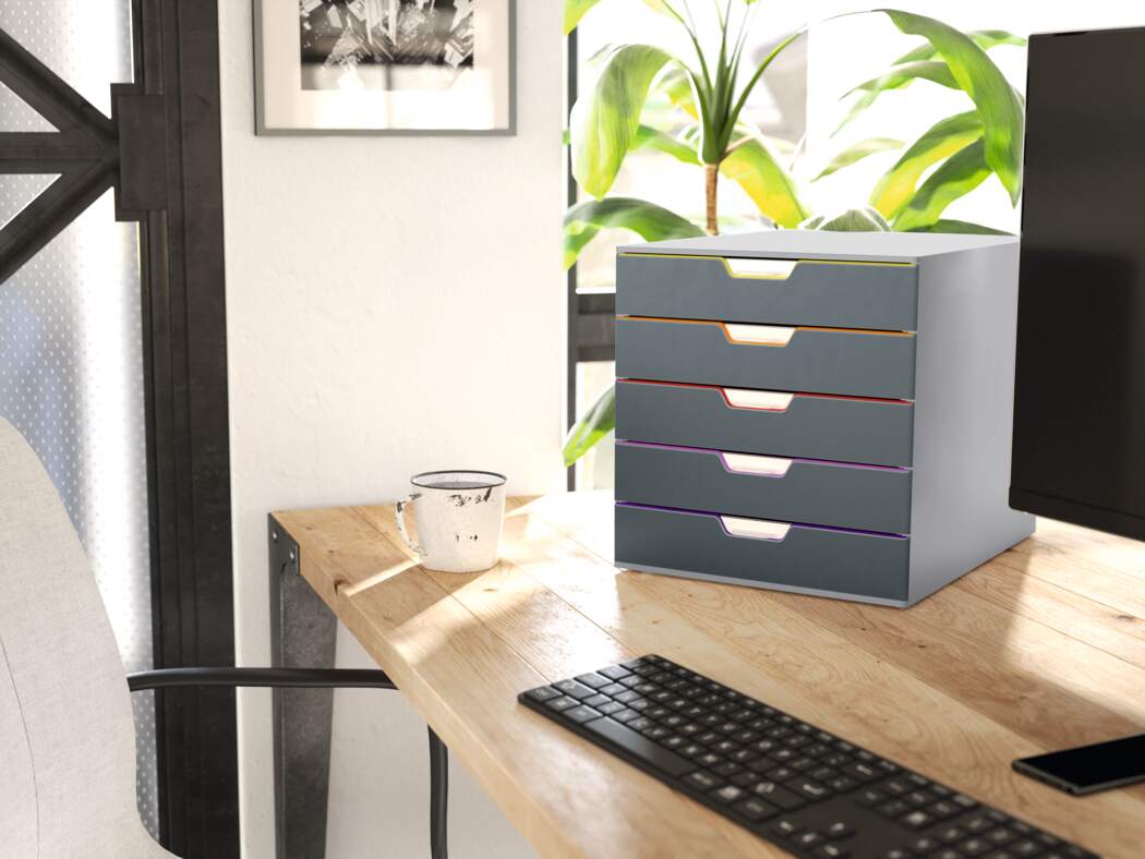 Pojemnik VARICOLOR z 5 szufladkami DURABLE 7605-27