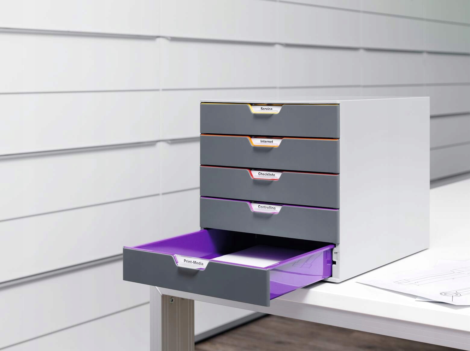 Pojemnik VARICOLOR z 5 szufladkami DURABLE 7605-27