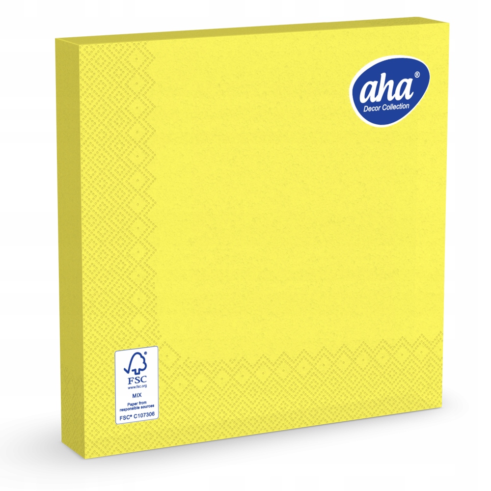 Serwetki AHA żółte 20sztuk