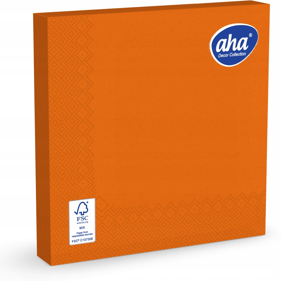 Serwetki AHA pomarańczowe 20sztuk