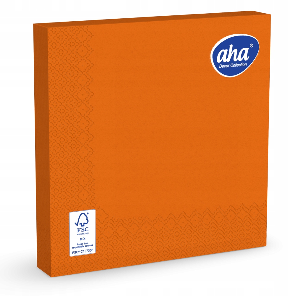 Serwetki AHA pomarańczowe 20sztuk