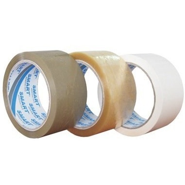 Taśma pakowa kauczuk biała 48x50m VIBAC/SMART