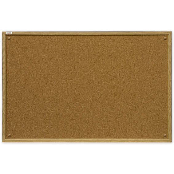 Tablica korkowa w ramie drewnianej 120x90cm OFFICE TC129/C zo 2X3