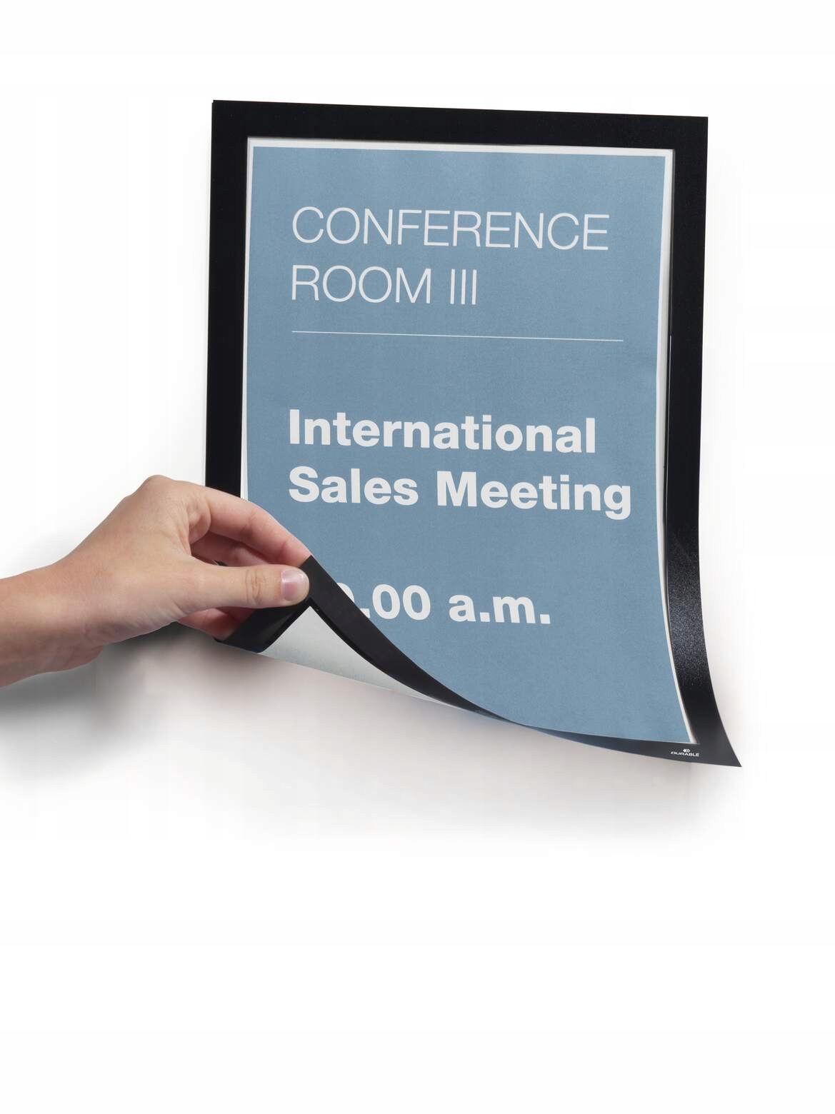 Ramka magnetyczna formatu A4 srebrna DURABLE 486923