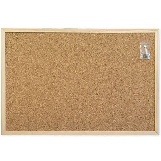 Tablica korkowa w ramie drewnianej 80x100
