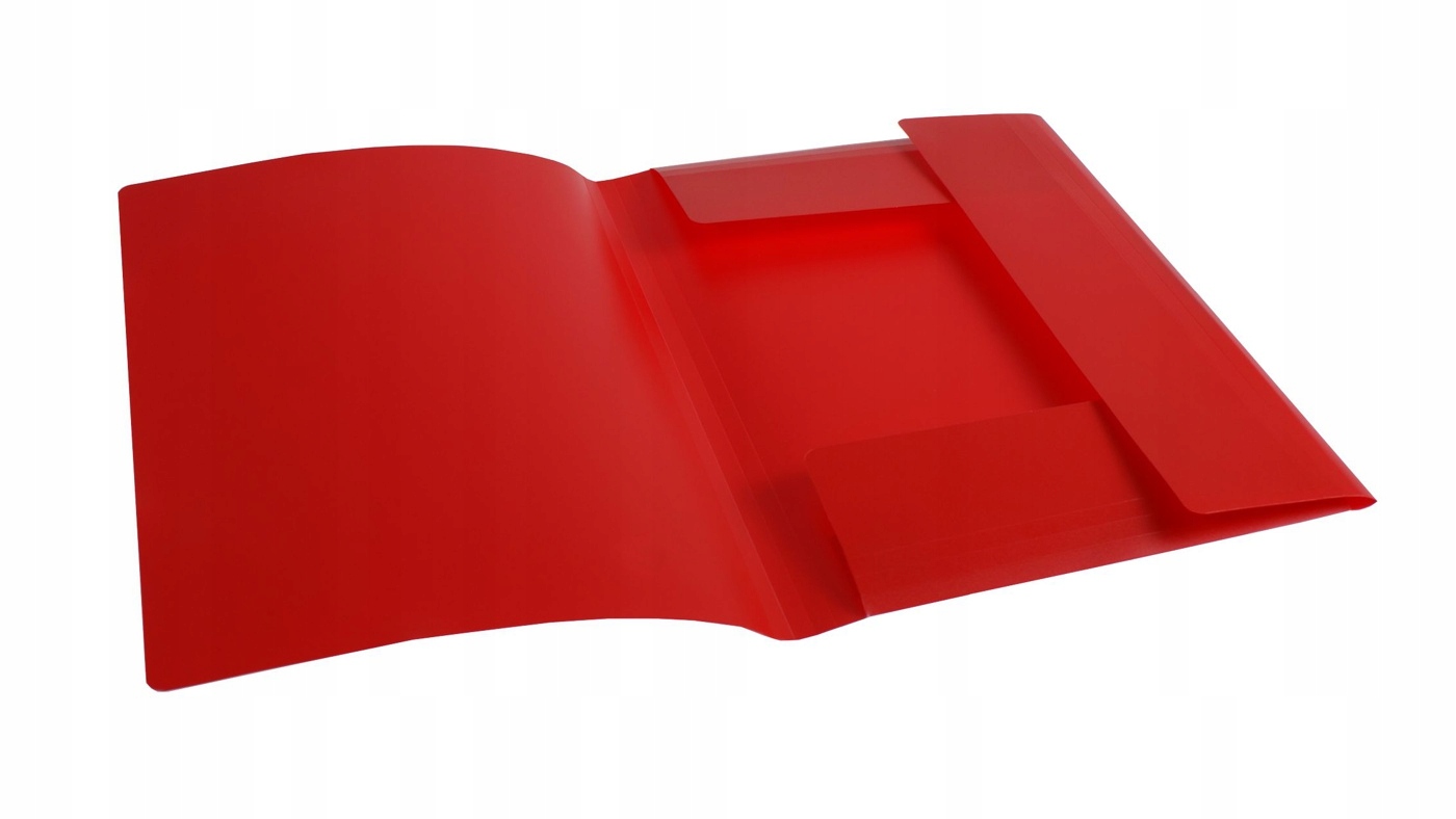 Teczka PP z gumką szeroka TG-02 BIURFOL czerwona