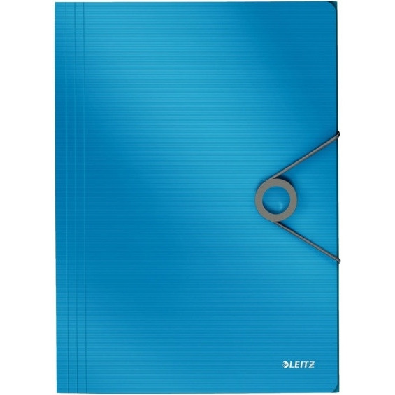 Teczka z gumką PP LEITZ SOLID A4 jasnoniebieska 45631030