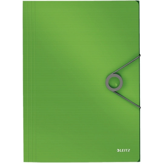 Teczka z gumką PP LEITZ SOLID A4 jasnozielona 45631050