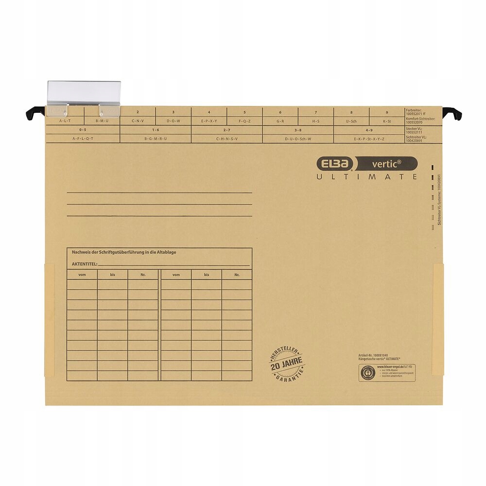 Teczka zawieszana z boczkami Vertic Ulitmate beż ELBA 100081040