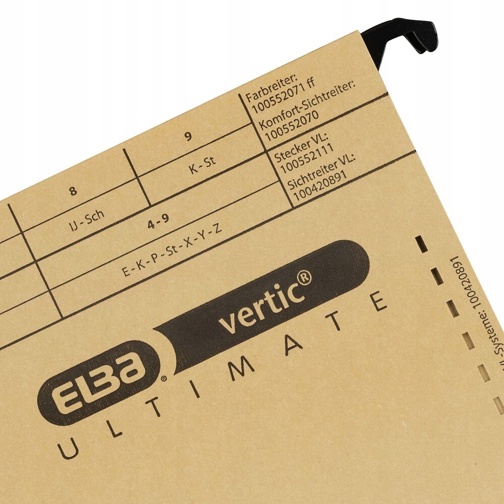 Teczka zawieszana z boczkami Vertic Ulitmate beż ELBA 100081040