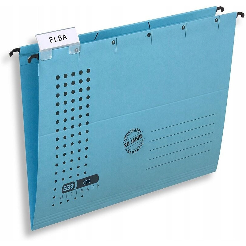 Teczka zawieszana CHIC A4 niebieska ELBA 100552083