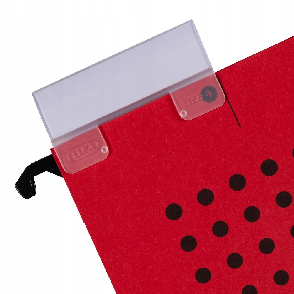 Teczka zawieszana z boczkami CHIC czerwona ELBA 100552105