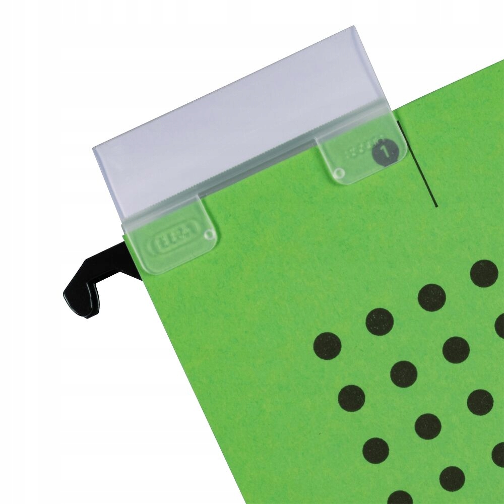 Teczka zawieszana z boczkami CHIC zielona ELBA 100552104