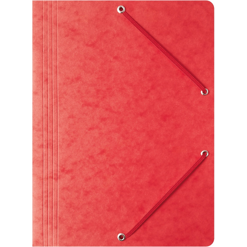 Teczka preszp.z gumką czerwona 3450-09 BANTEX