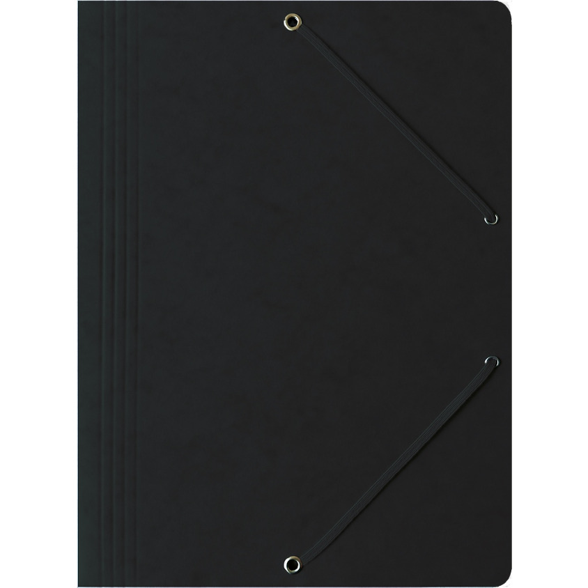 Teczka kar.z gumką 3450-10 czarna BANTEX