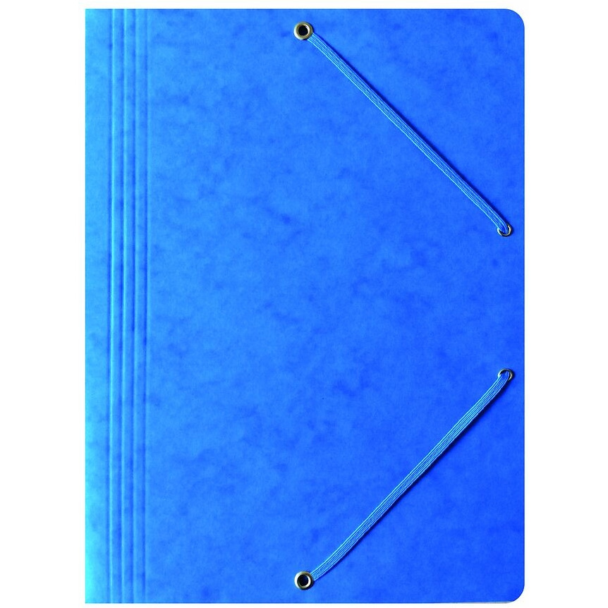 Teczka preszpanowa z gumką A4 grantowa