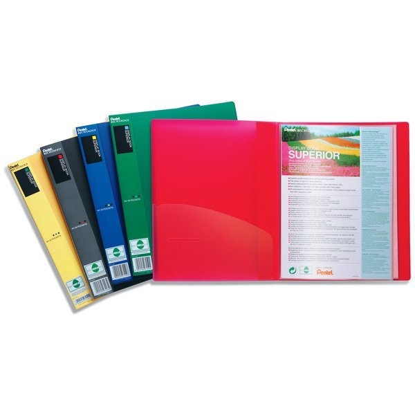 Album ofertowy A4 20kieszeni niebieski i DCF142C SUPERIOR PENTEL