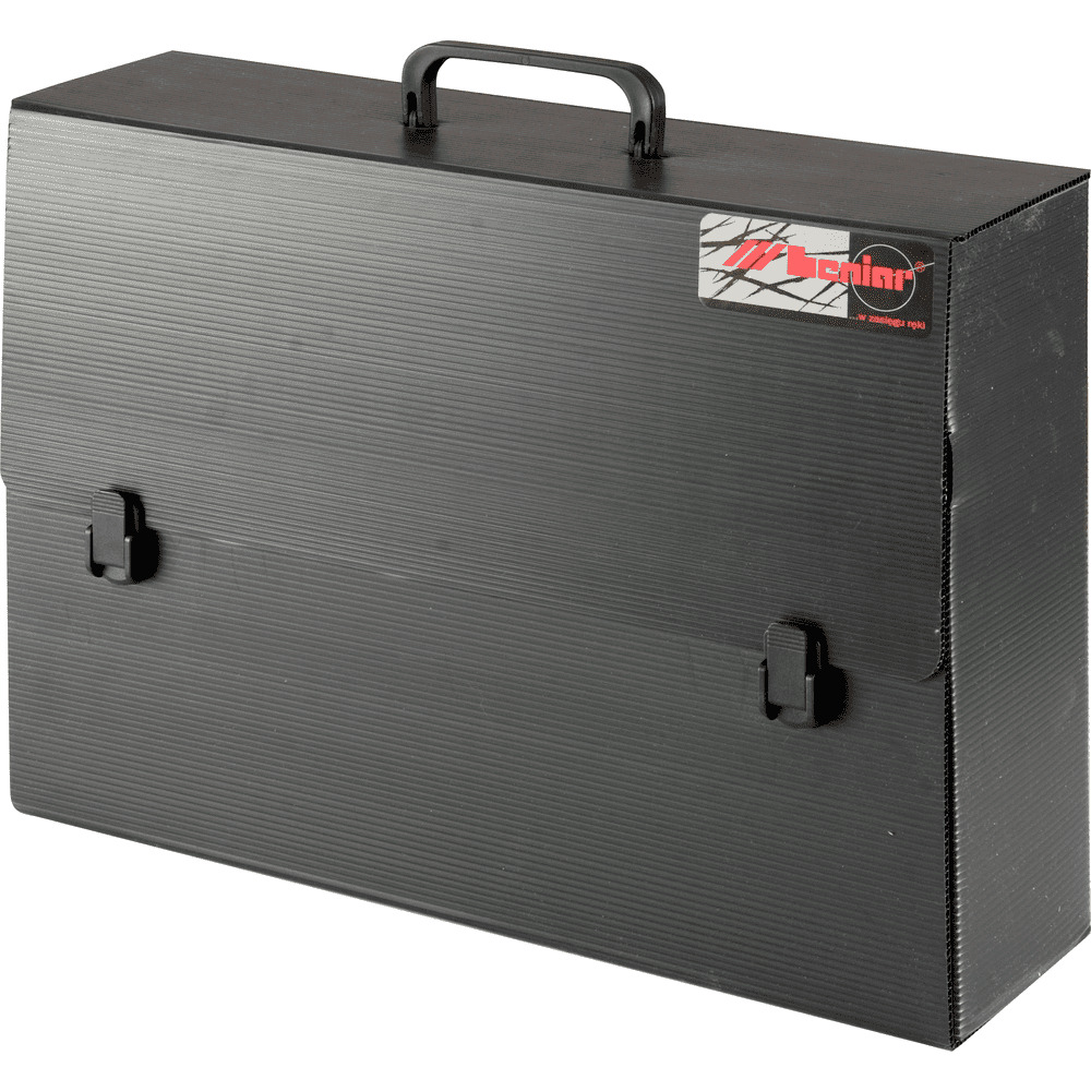 Leniar teczka na rysunki A3 czarna 90435