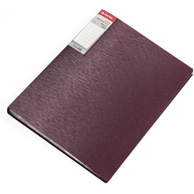 Album prezentac 40 kiesz bordowy SIMPLE