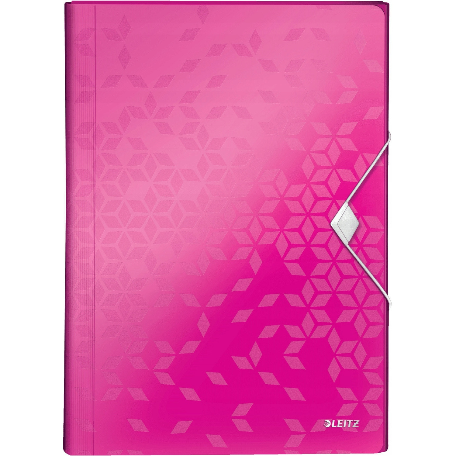 Teczka 6przegródek LEITZ WOW A4 różowa 250k 45890023