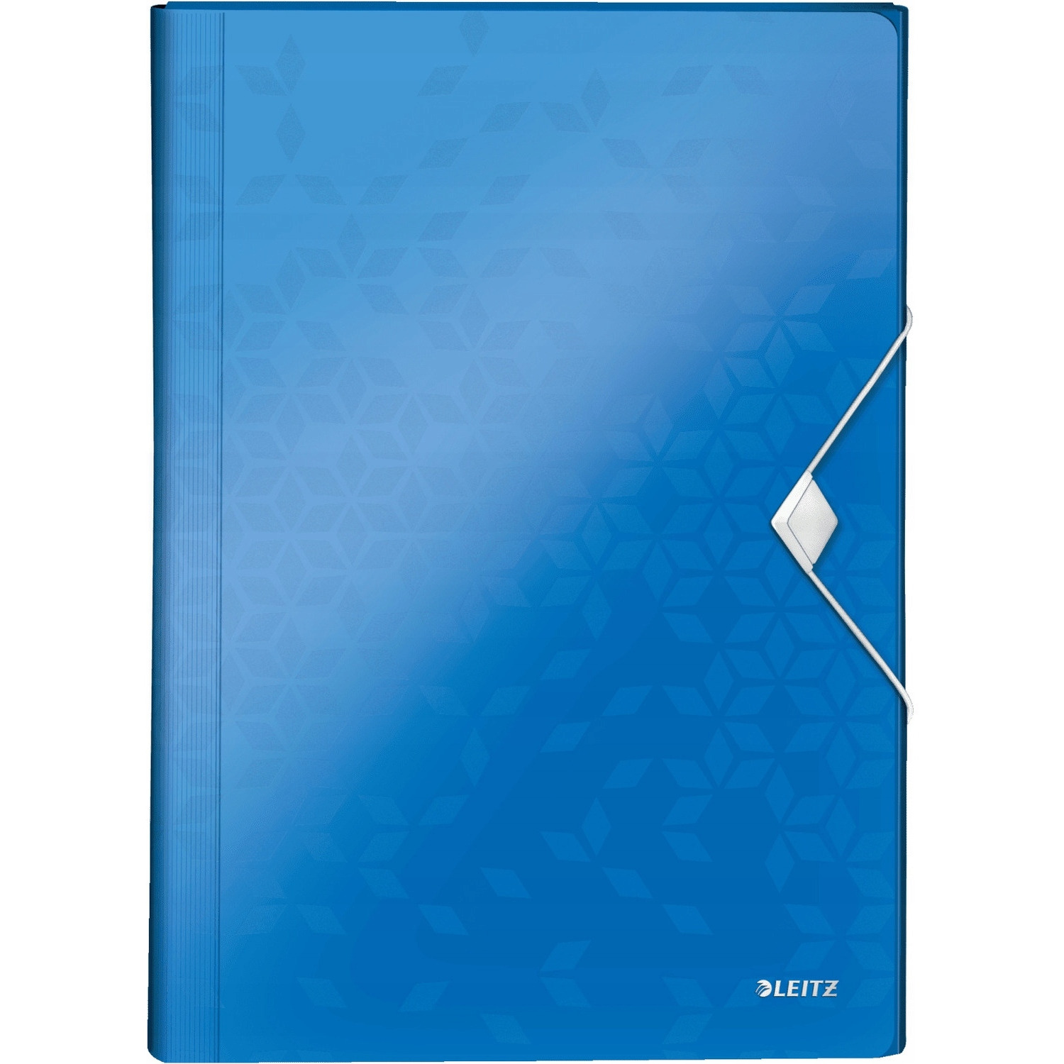 Teczka 6przegródek LEITZ WOW A4 niebieska 250k 45890036