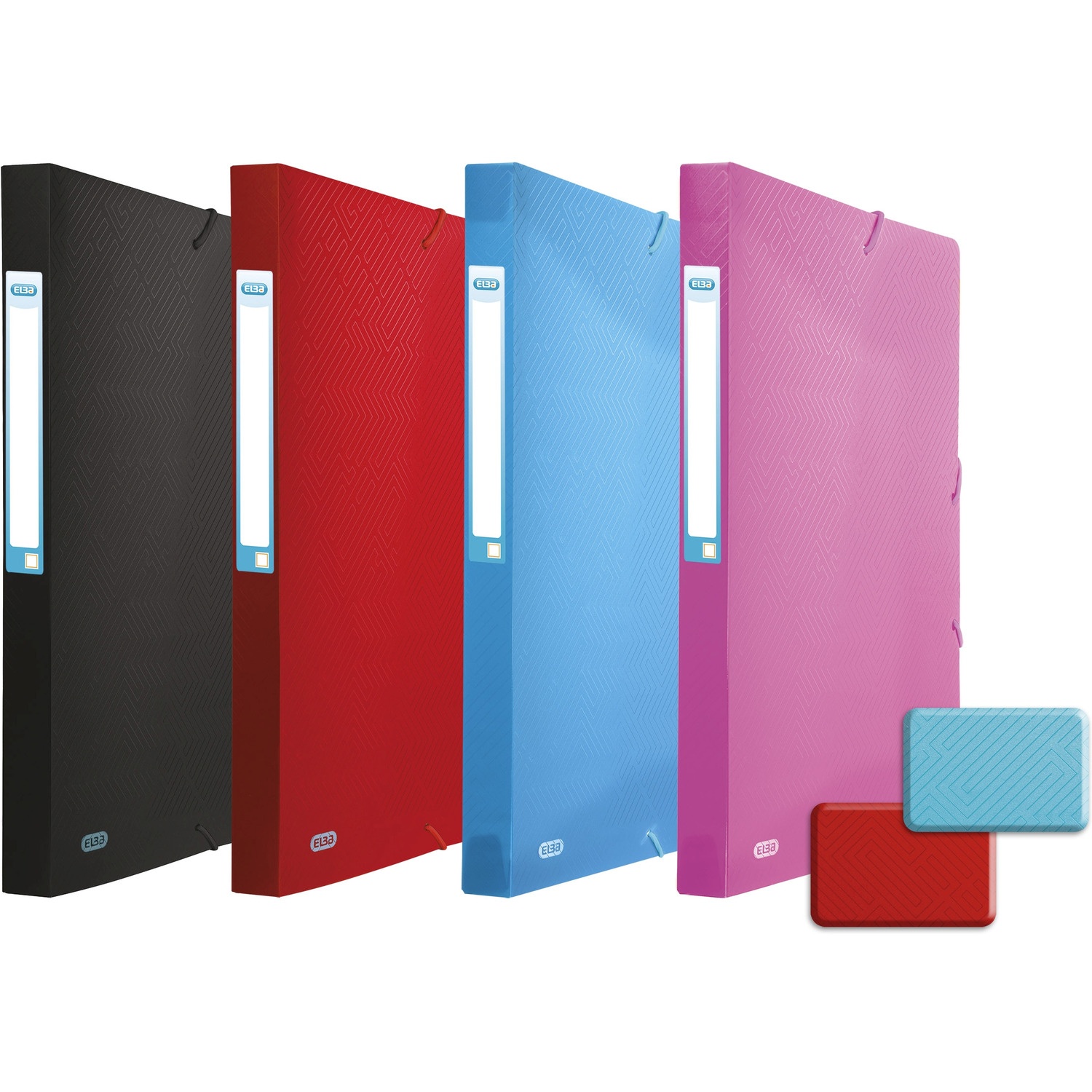 Teczka z gumką ELBA URBAN A4/40mm czarna 400104371