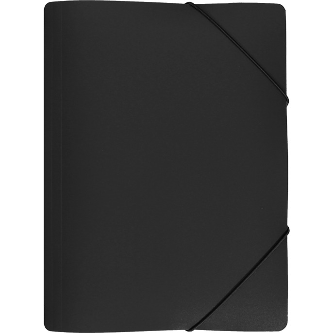 Teczka z gumką szeroka - SP czarna TGS-01 BIURFOL