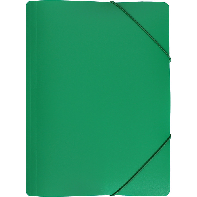 Teczka z gumką szeroka - SP zielona TGS-01 BIURFOL