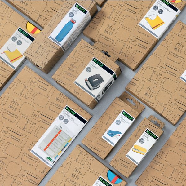 Teczka karton Leitz Cosy z gumką A4, nieb 30020061