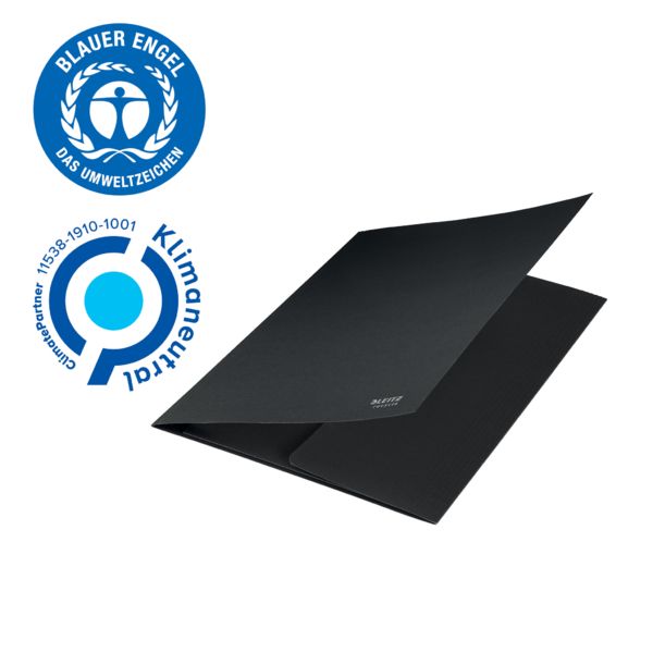 Teczka z gumką Recycle A4, czarna 39060095