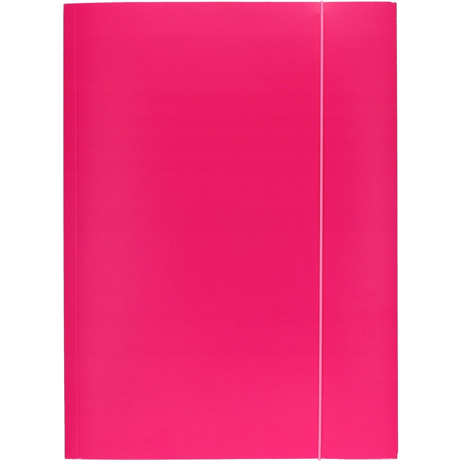 Teczka z gumką ekonomiczna NATURA A4 (10szt) różowa 320g