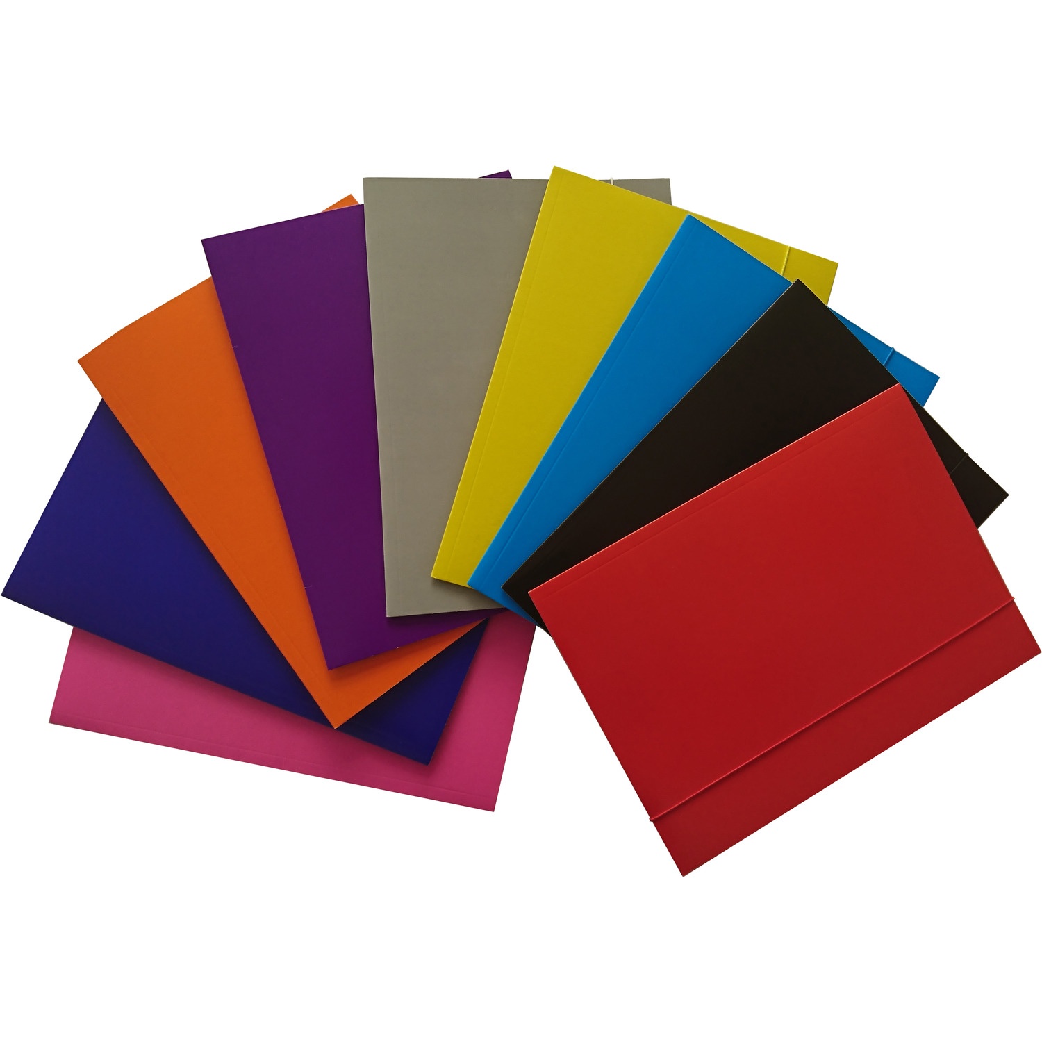 Teczka z gumką ekonomiczna NATURA A4 (10szt) mix 320g