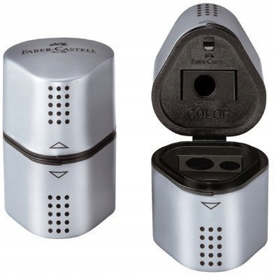 Temperówka GRIP 2001 Trio Srebrna FABER-CASTELL