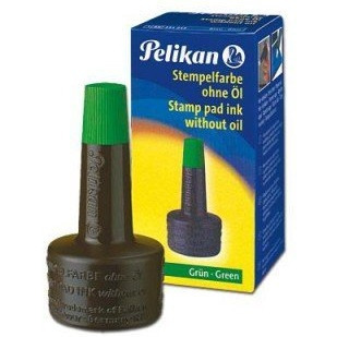 Tusz do stempli 28ml zielony PELIKAN PN351239