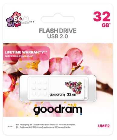 Pendrive UME2 32GB USB 2.0 Biały