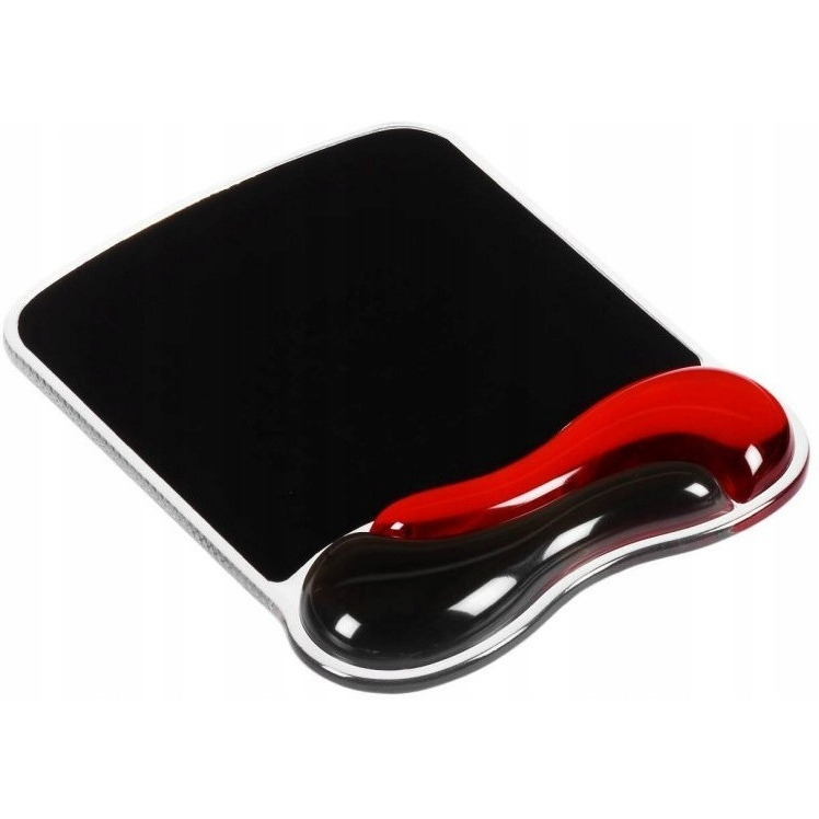 Podkładka pod mysz czerwono-czarna 62402 cristal KENSINGTON