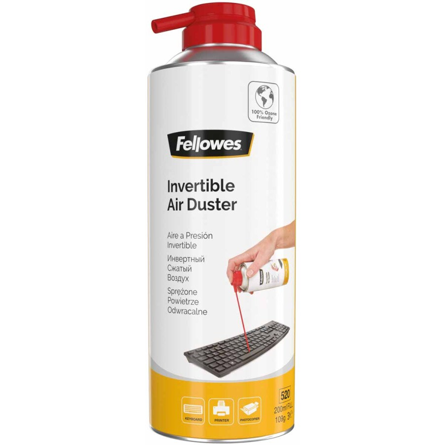 Sprężone powietrze FELLOWES odwracalne bez HFC 200ml 9974804