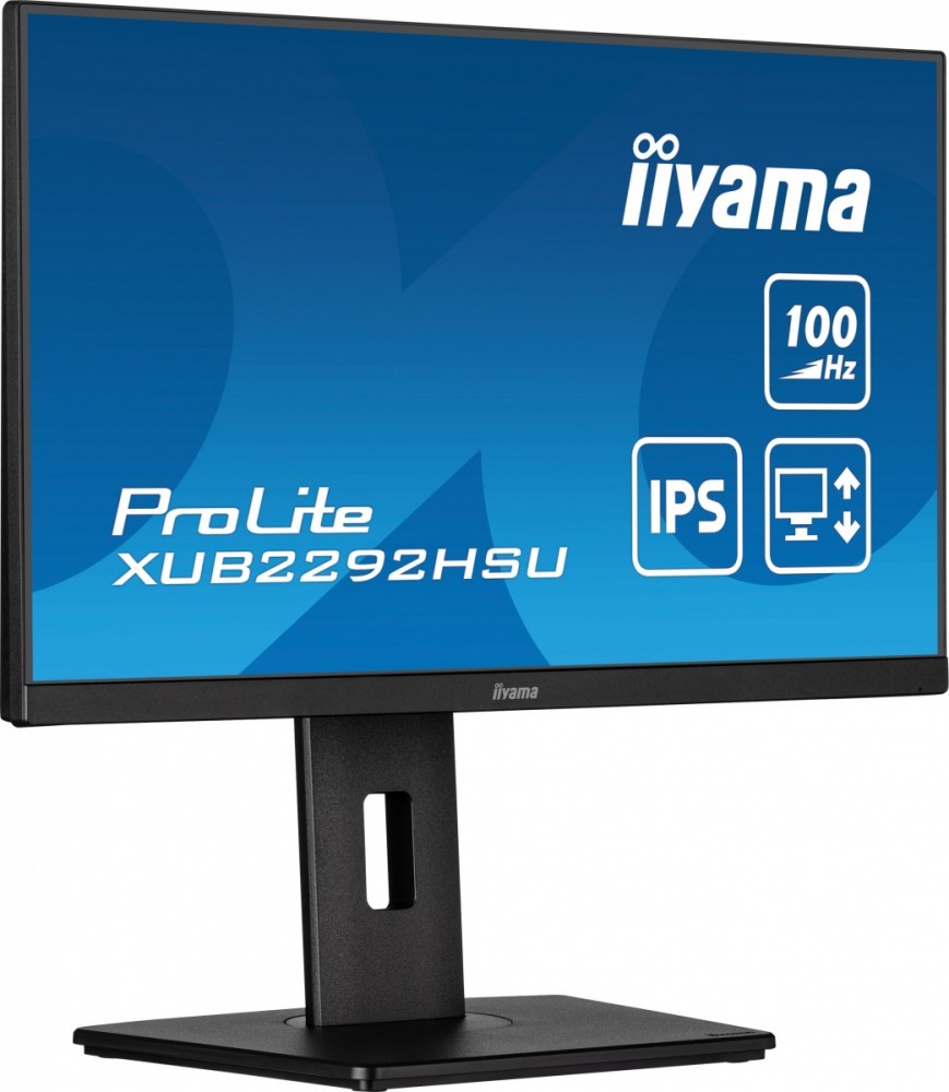 Monitor 21.5 cala XUB2292HSU-B6 IPS,100Hz,FreeSync,PIVOT,0.4ms,HDMI,  DP,4xUSB(3.2),2x2W,HAS(150mm)