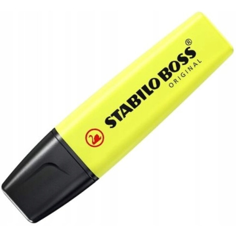 Zakreślacz STABILO BOSS żółty 70/24