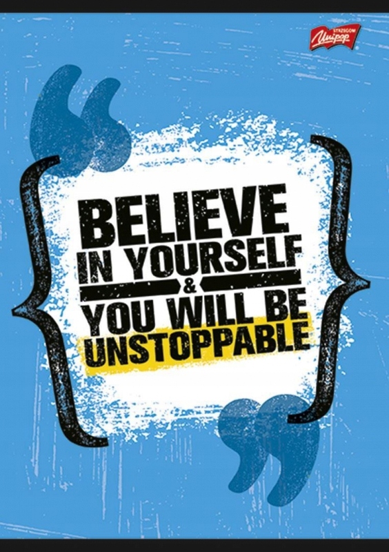 Zeszyt okładka laminowana, format A5, 80 kartek,