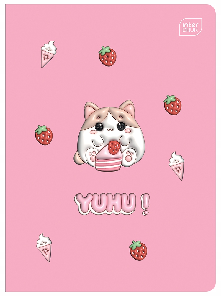 Zeszyt A5 16 kratka mix wzorów INTERDRUK