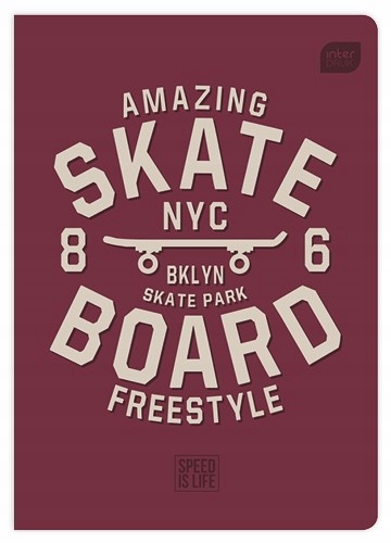 Zeszyt A5 32 kratka mix wzorów INTERDRUK