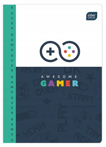 Zeszyt A5 32 kratka mix wzorów INTERDRUK