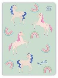 Zeszyt A5 32 linia mix wzorów INTERDRUK